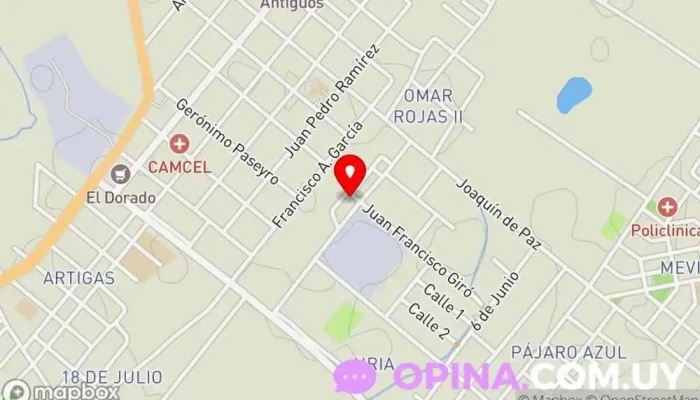 mapa de Van y vienen  en Rio Branco