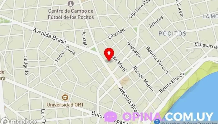 mapa de Vargas Inmobiliaria Agencia inmobiliaria en Montevideo