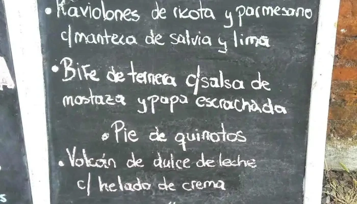 Ventorrillo De La Buena Vista:  Menu