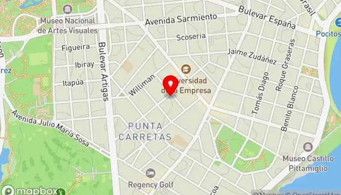 mapa de Vera Restaurante, Panadería, Cafetería en Montevideo