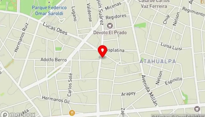 mapa de Viejo Ramón Restaurante en Montevideo