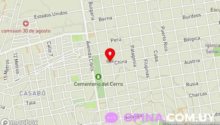 mapa de VILLA CREATIVA IMPRESIONES - Impresora digital en Montevideo