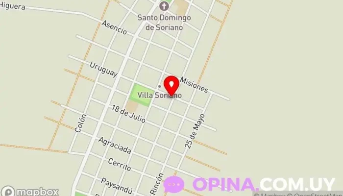 mapa de villa soriano escuela N° 6 Escuela en Villa Soriano