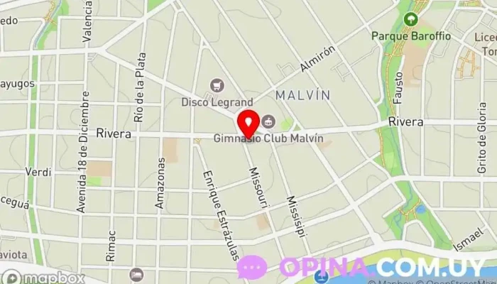 mapa de Virriel Negocios Inmobiliarios Agentes inmobiliarios en Montevideo