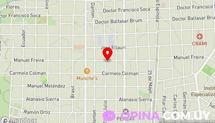 mapa de Visca Benvenuto Agentes inmobiliarios en Las Piedras