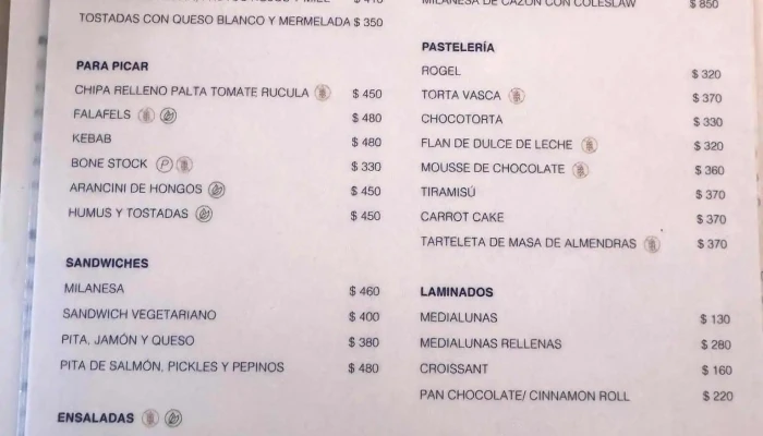 Vitaminas Casa De Playa Y Cafe Menu