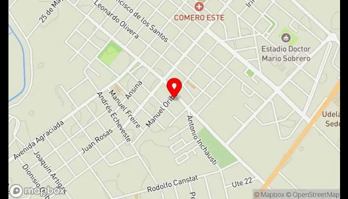 mapa de VITANRRO PIZZA DELIVERY Pizzería en Rocha