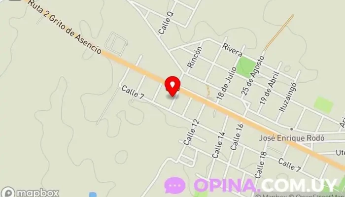 mapa de vivero casa de las plantas Vivero en José Enrique Rodó