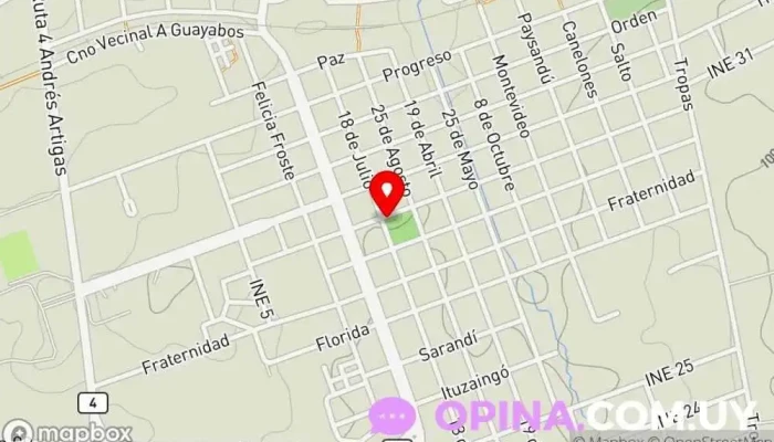 mapa de Vivero del Ángel Huerto, Floristería mayorista en Guichón