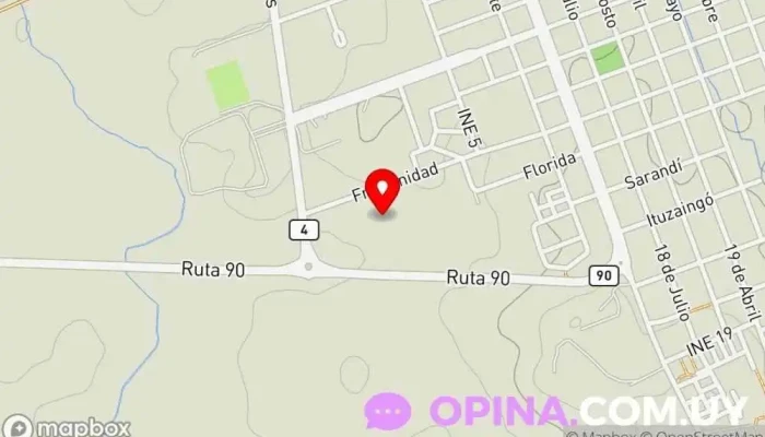 mapa de Vivero El Paseo Verde Vivero en Guichón