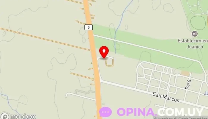 mapa de Vivero Rocío. VIVERO de Juanicó Vivero en Juanicó