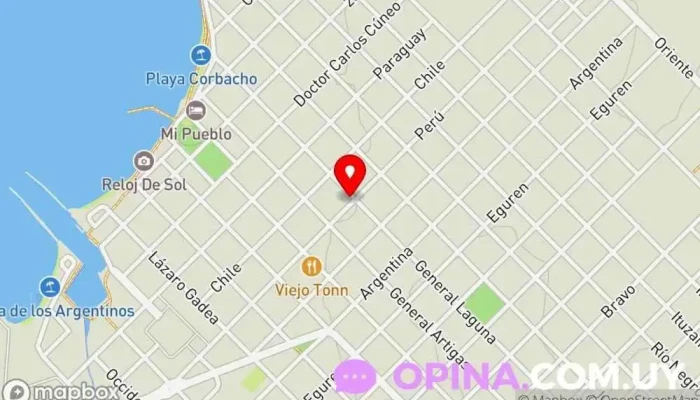 mapa de VIVIANO Agronegocios Inmobiliaria Agentes inmobiliarios en Nueva Palmira