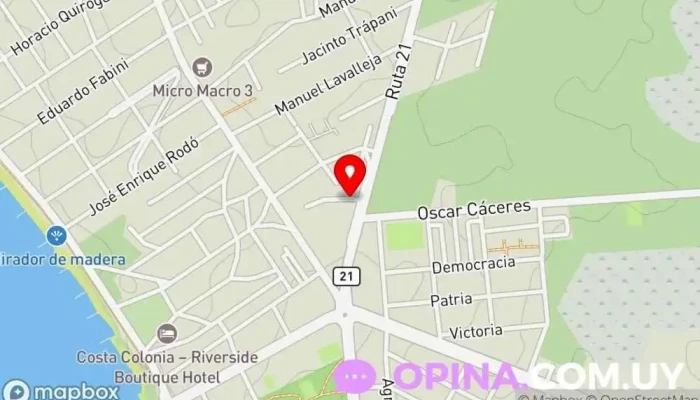 mapa de Vivienda CO.VI.FU.SA.P Complejo de viviendas en Col. del Sacramento