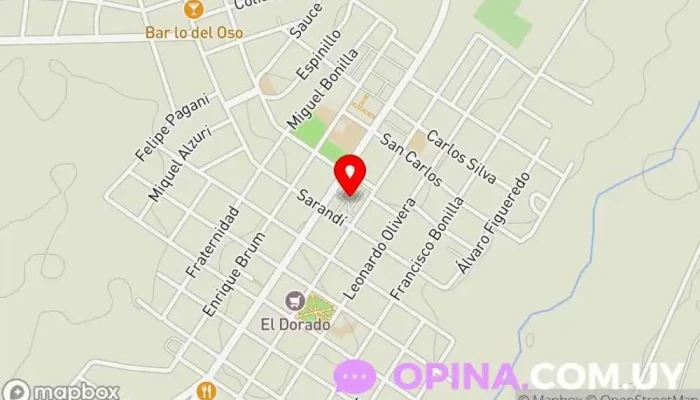 mapa de VIVIENDAS COLEOL Complejo de apartamentos en Pan de Azúcar