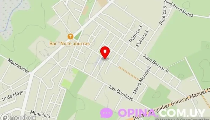 mapa de Viviendas COVIDECO 1 Complejo de viviendas en Col. del Sacramento