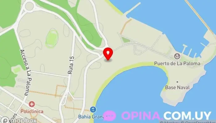 mapa de Viviendas Vacacionales La Paloma - Armada Nacional Complejo de viviendas en La Paloma