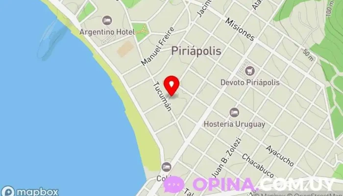 mapa de Voices Piriápolis Escuela en Piriápolis