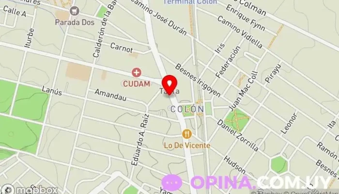 mapa de Walter Passadore Negocios Inmobiliarios Agentes inmobiliarios, Oficinas de empresa en Montevideo