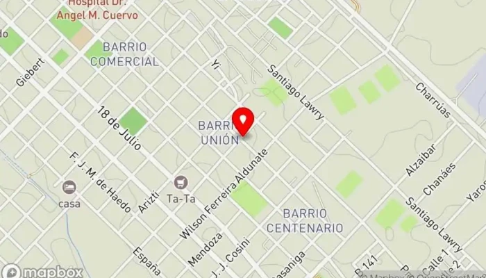 mapa de WHYSKERIA LA MIEL, La Esquina mas Dulce Bar en Fray Bentos