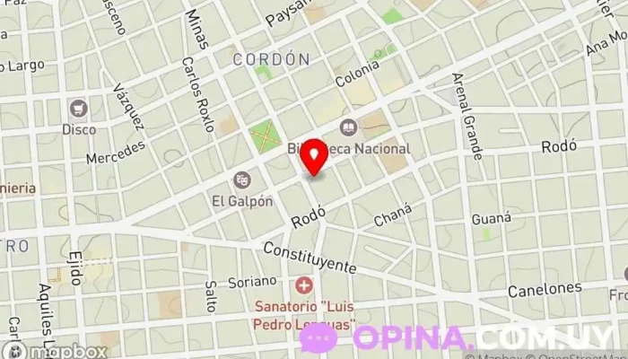 mapa de XIMAR Soluciones Inmobiliarias Agencia inmobiliaria en Montevideo