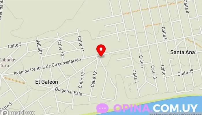 mapa de Yovanina Negocios Inmobiliarios Agencia inmobiliaria en Cuchilla Alta