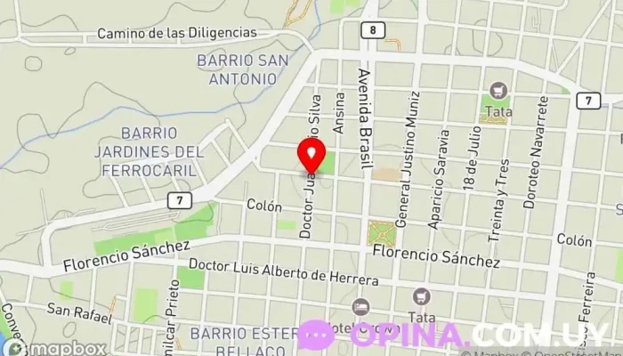 mapa de Zentro Pilates Centro de pilates, Centro deportivo en Melo