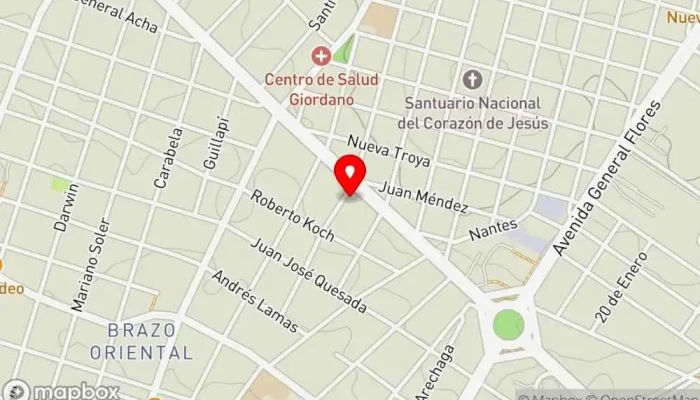 mapa de Zonazeta Uruguay Cafetería en Montevideo